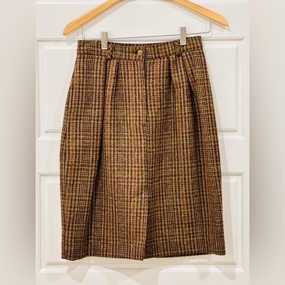 Vintage Kenneth Gordon Wool Tweed Skirt – Made in USA (New Orleans) - Picture 1 of 6